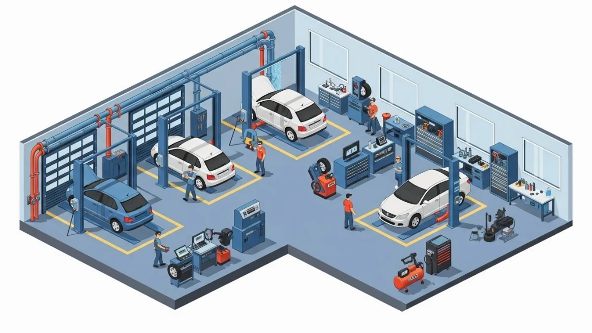 Quy trình rửa xe tự động tiết kiệm nước và thân thiện môi trường