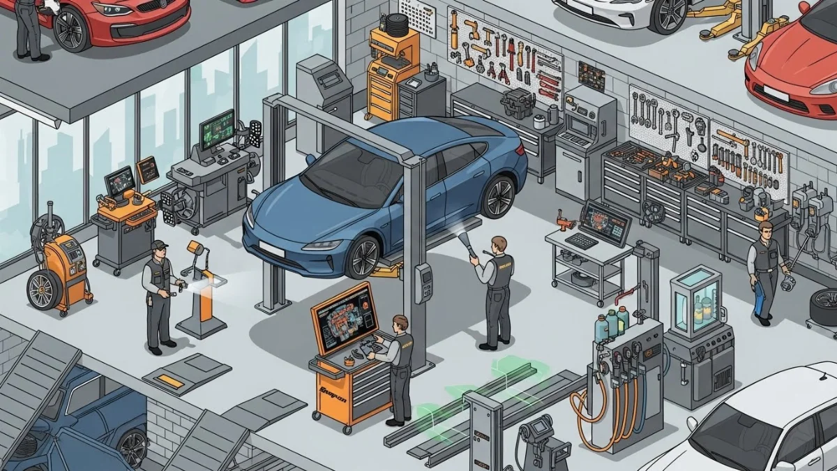 Gara ô tô ABC Quận 7 vận hành chuyên nghiệp với hệ thống mới