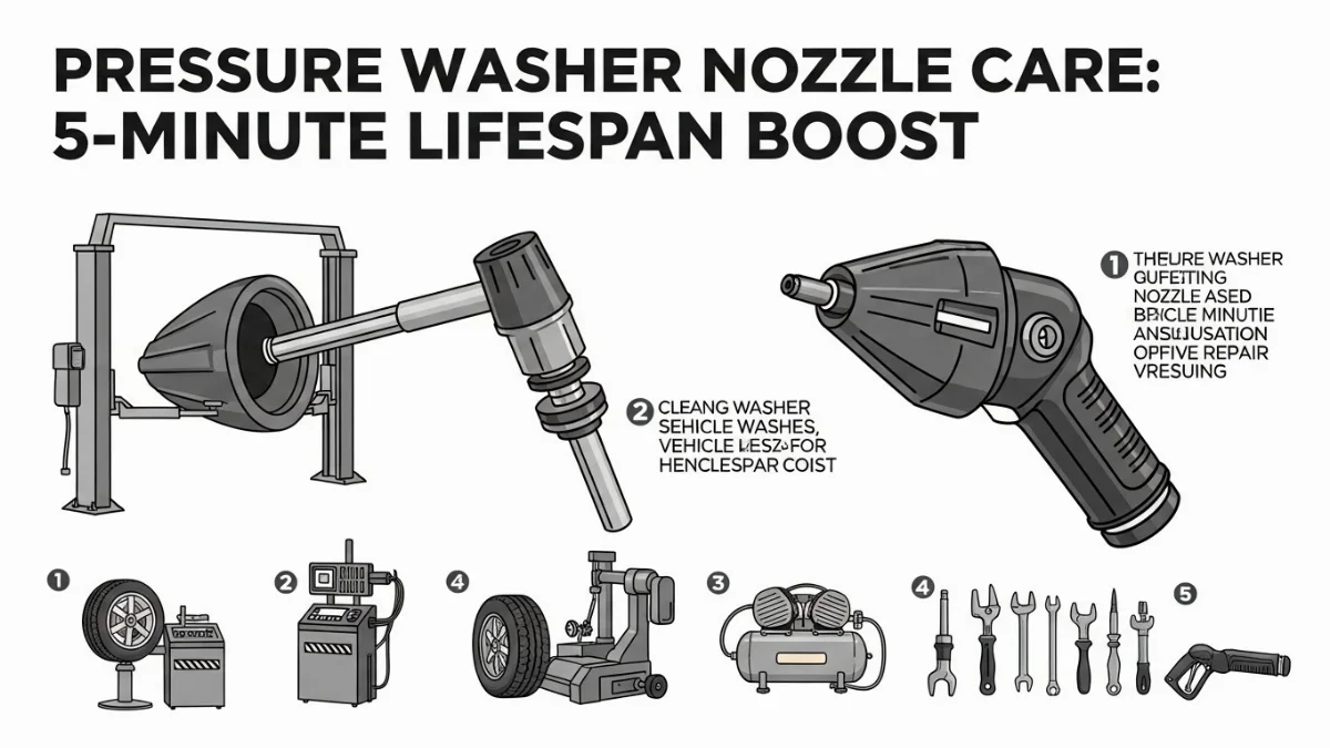 Tổng quan máy rửa xe 3600PSI sau khi đã bảo trì đầu phun