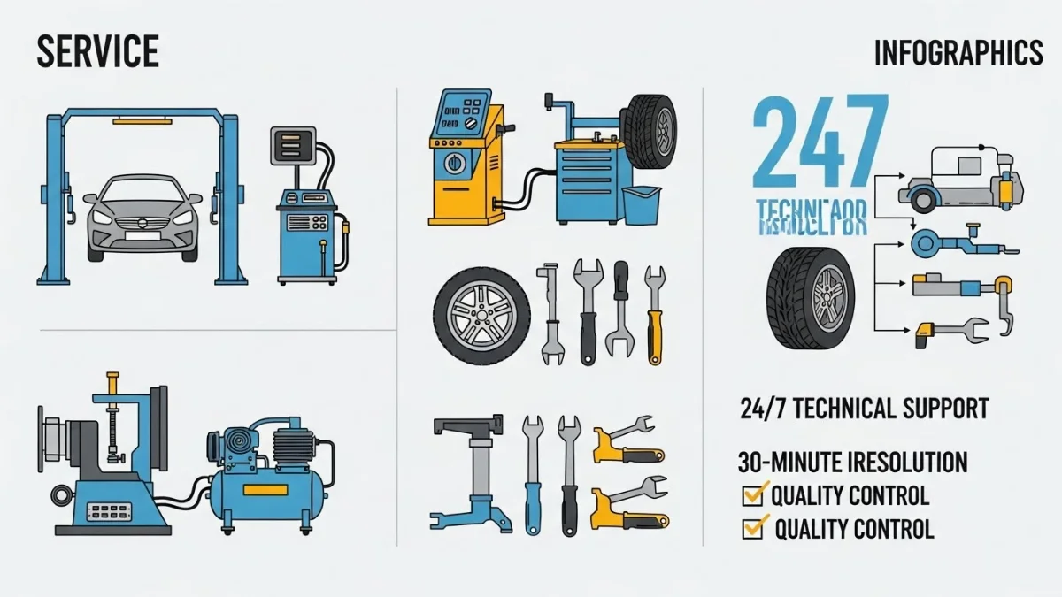 Kỹ sư chuy&ecirc;n nghiệp đang hướng dẫn xử l&yacute; sự cố gara &ocirc; t&ocirc; nhanh ch&oacute;ng tại TP HCM