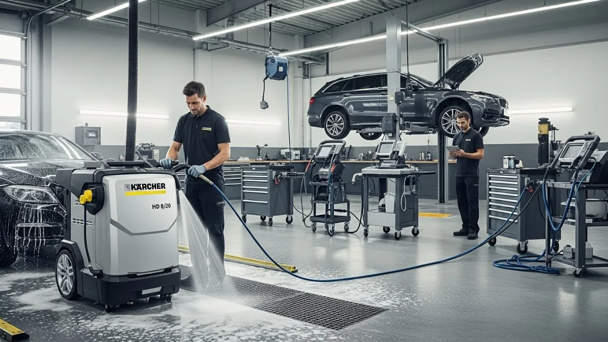 Máy rửa xe Karcher HD 8/20 chất lượng cao của Đức