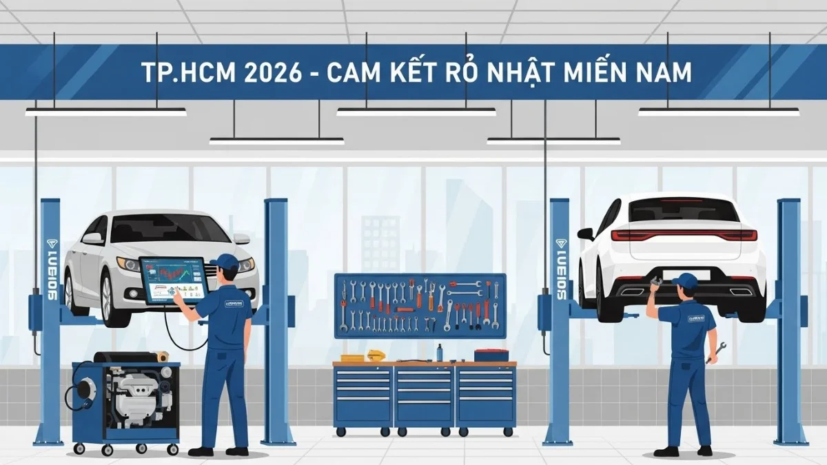 Kho hàng vật tư phụ tùng ô tô quy mô lớn tại TP.HCM