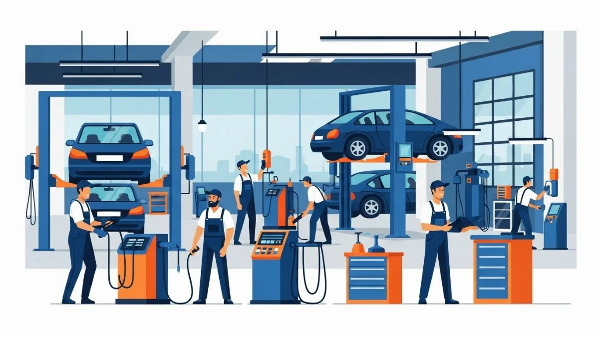 Thiết bị thay dầu nhanh tự động tăng năng suất phục vụ xe mỗi ngày