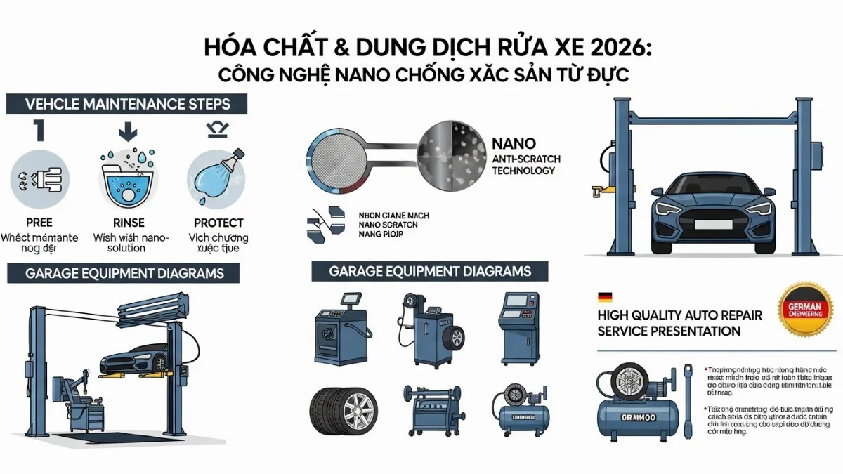 Tương lai chăm s&oacute;c &ocirc; t&ocirc; với dung dịch rửa xe c&ocirc;ng nghệ nano
