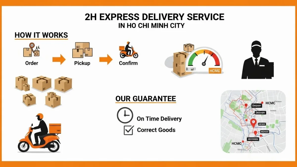 Đội ngũ giao hàng vật tư ô tô chuyên nghiệp tại TP.HCM