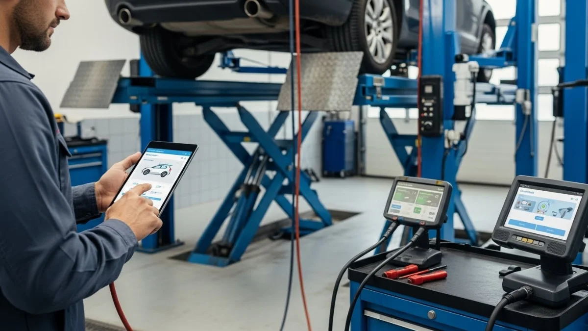 Gara ô tô hiện đại hóa quy trình hỗ trợ kỹ thuật