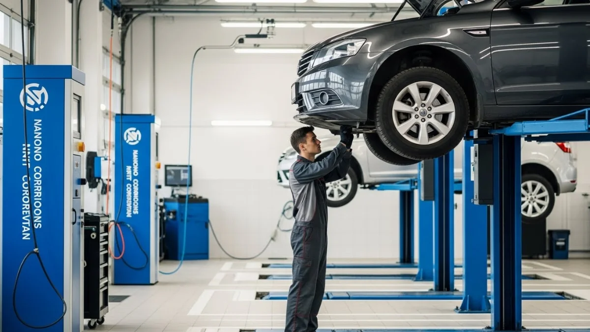 Thiết bị rửa xe ô tô công nghệ nano hiện đại bảo vệ sơn xe hiệu quả