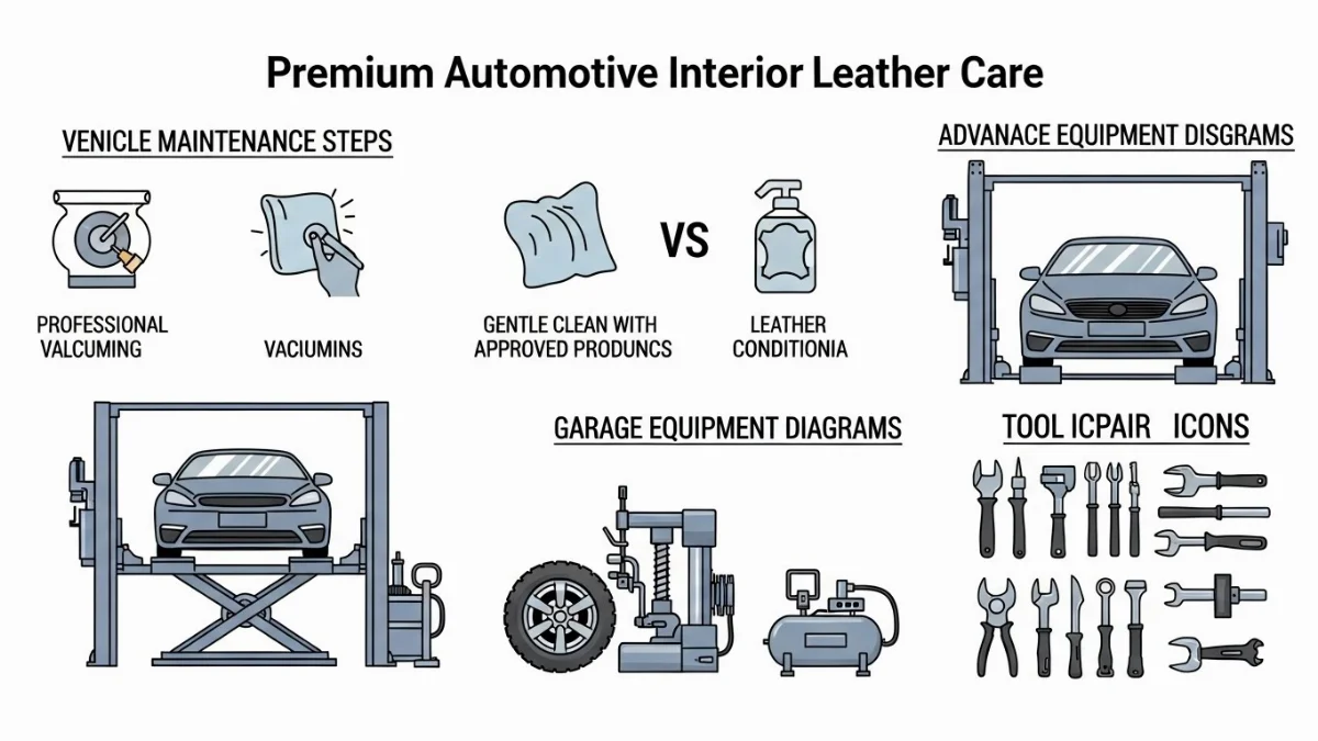 Bảo dưỡng nội thất da ô tô định kỳ bằng sản phẩm không độc hại