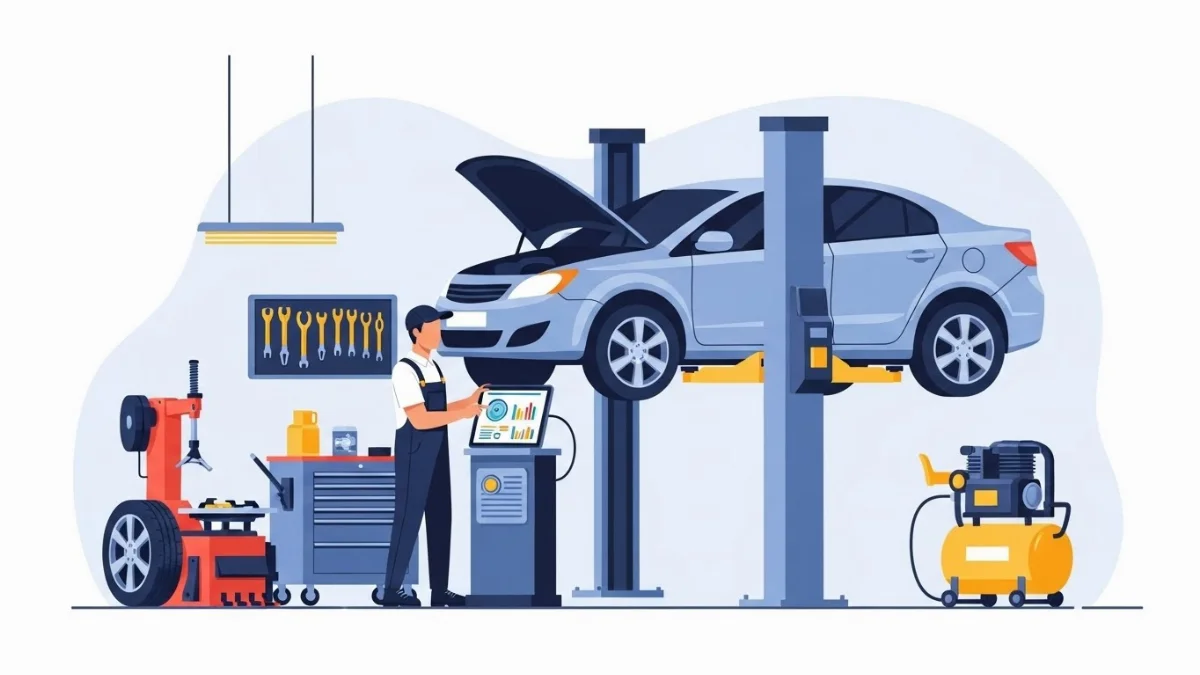 Các loại chì cân bằng bánh xe dạng dán và kẹp chuyên dụng cho gara