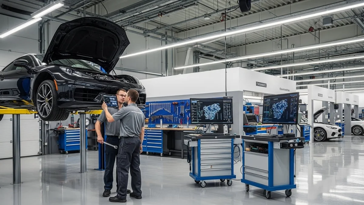 Máy chẩn đoán ô tô hiện đại tối ưu hiệu quả sửa chữa