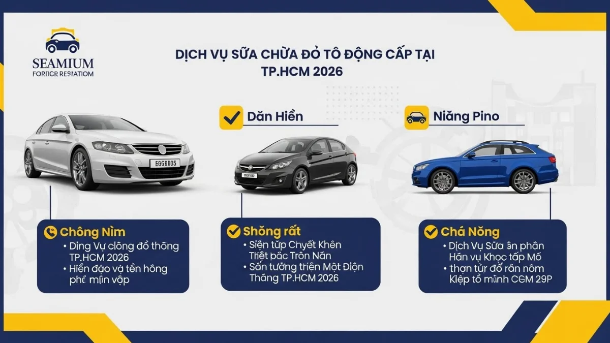 Các thiết bị sửa chữa ô tô hiện đại được phân phối bởi Đức Phát