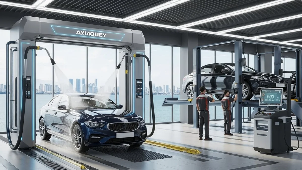 Máy rửa xe cao áp công nghiệp chịu mặn cho vùng biển