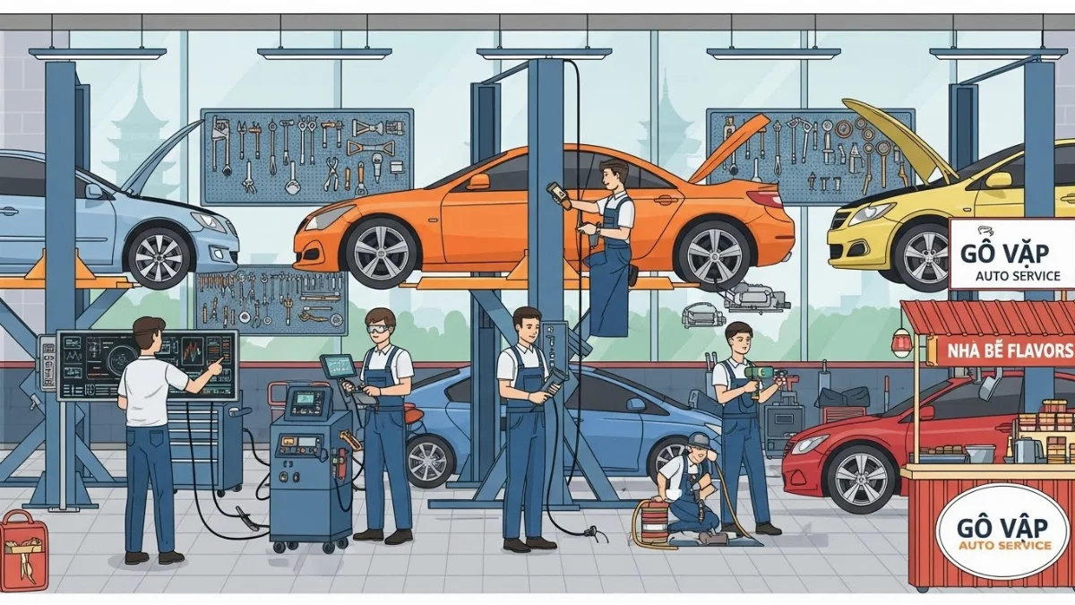 Phụ tùng ô tô đa dạng cho các loại xe tại Sài Gòn